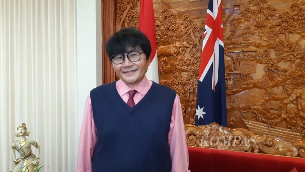 Duta Besar Indonesia untuk Australia dan Vanuatu Siswo Pramono, di Canberra, Jumat (1/12/2023).