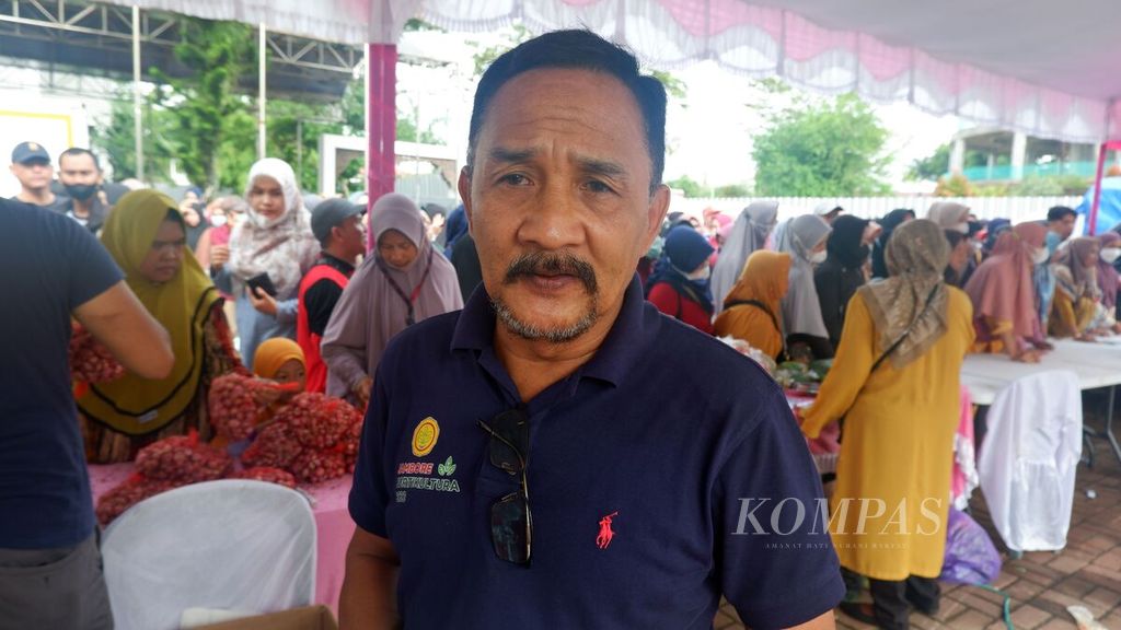 Pelaksana Tugas Kepala Dinas Ketahanan Pangan Provinsi Kalimantan Selatan Syamsir Rahman di Banjarmasin, Sabtu (28/1/2023).