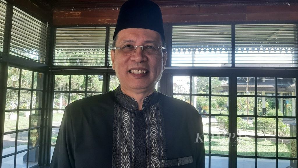Rektor Universitas Tanjungpura, Pontianak, Kalimantan Barat, Garuda Wiko, Kamis (18/4/2024).