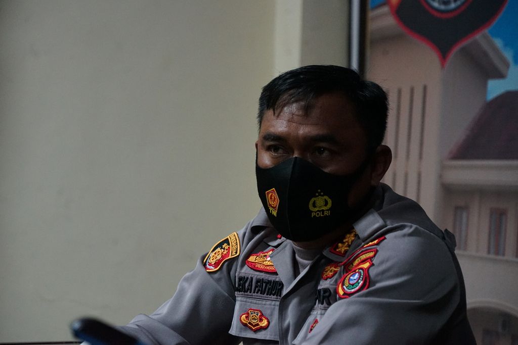 Direktur Resnarkoba Polda Sultra Komisaris Besar Eka Faturrahman