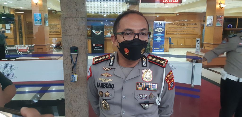 Direktur Lalu Lintas Polda Metro Jaya Komisaris Besar Sambodo Purnomo Yogo