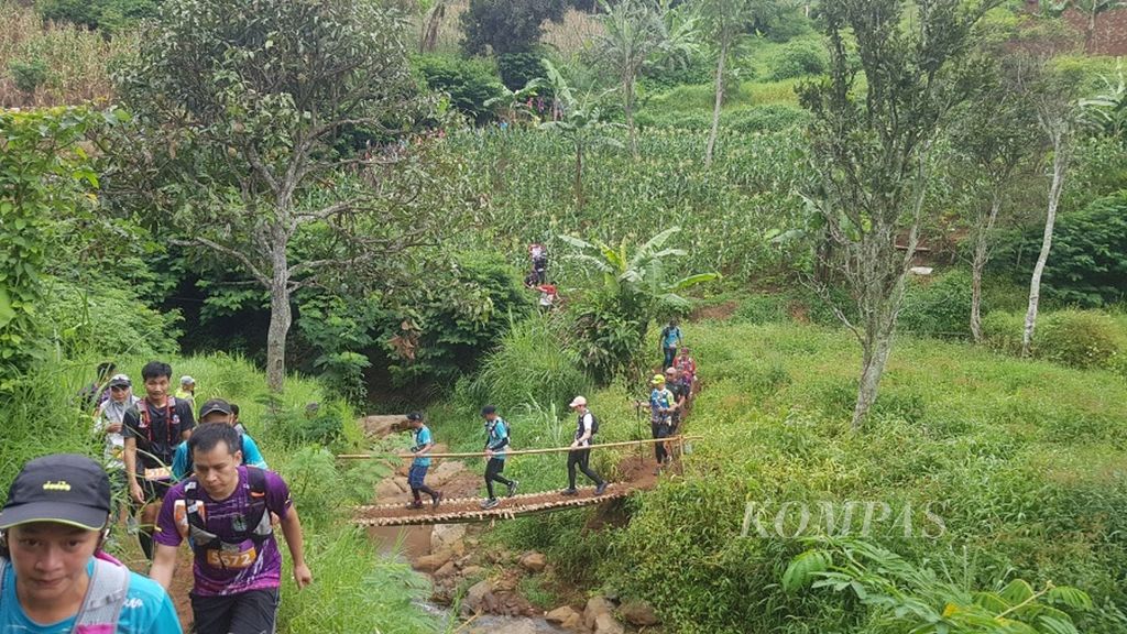 Tahura Trail Running Race (TTRR) 2019, yang berlangsung di Taman Hutan Raya Ir H Djuanda, di kawasan Bandung Utara, Sabtu (19/1/2019).