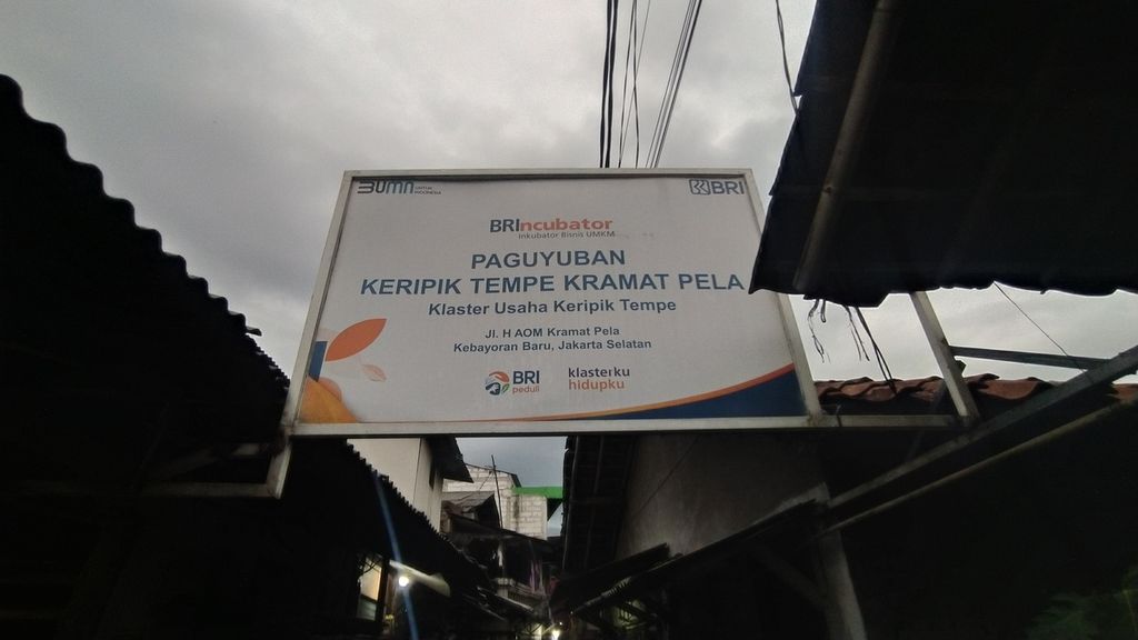 Lokasi pencurian sepada motor oleh dua badut di Jalan Haji Aom Gang Tempe, Kramat Pela, Kebayoran Baru, Jakarta Selatan, Rabu (23/11/2022).