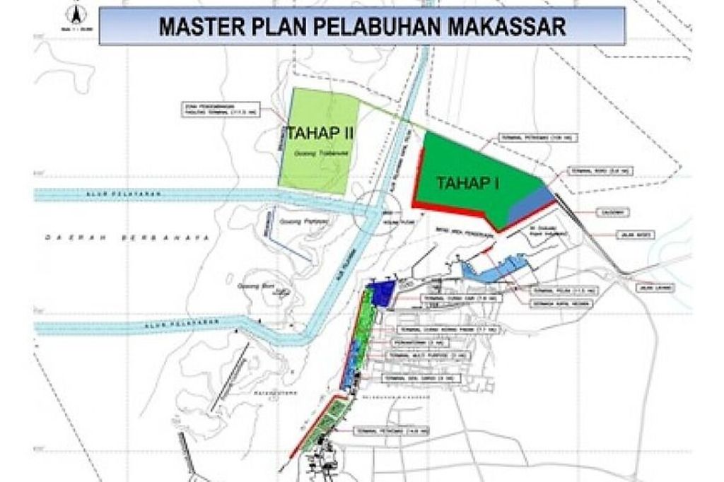 Rencana Induk Makassar New Port (MNP).