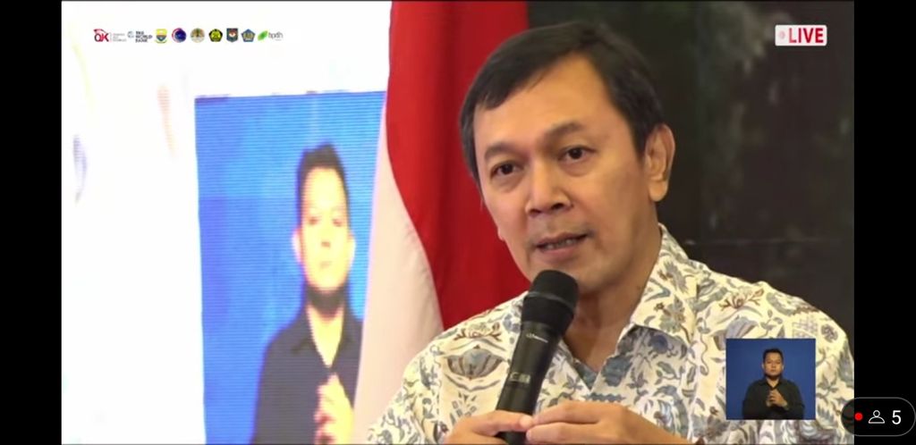 Direktur Mobilisasi dan Sumberdaya Sektoral dan Regional Direktorat Jenderal Pengendalian Perubahan Iklim, KLHK, Wahyu Marjaka.