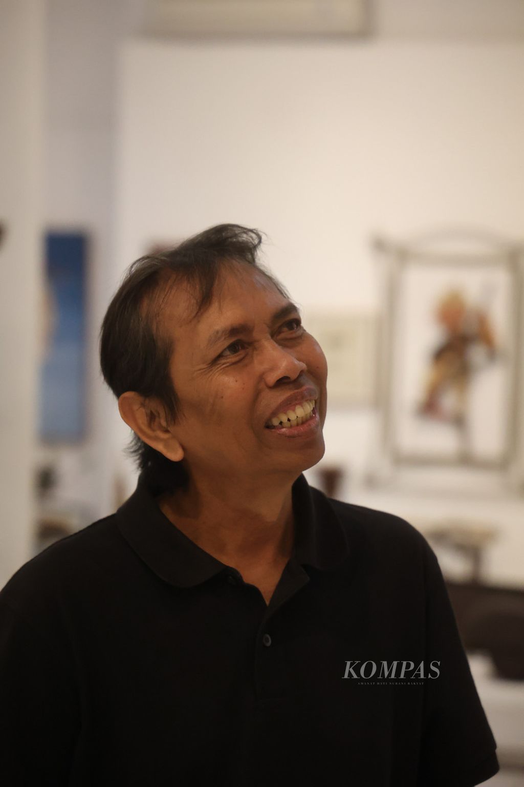 Hermanu, Seniman Kurator Bentara Budaya Yogyakarta
