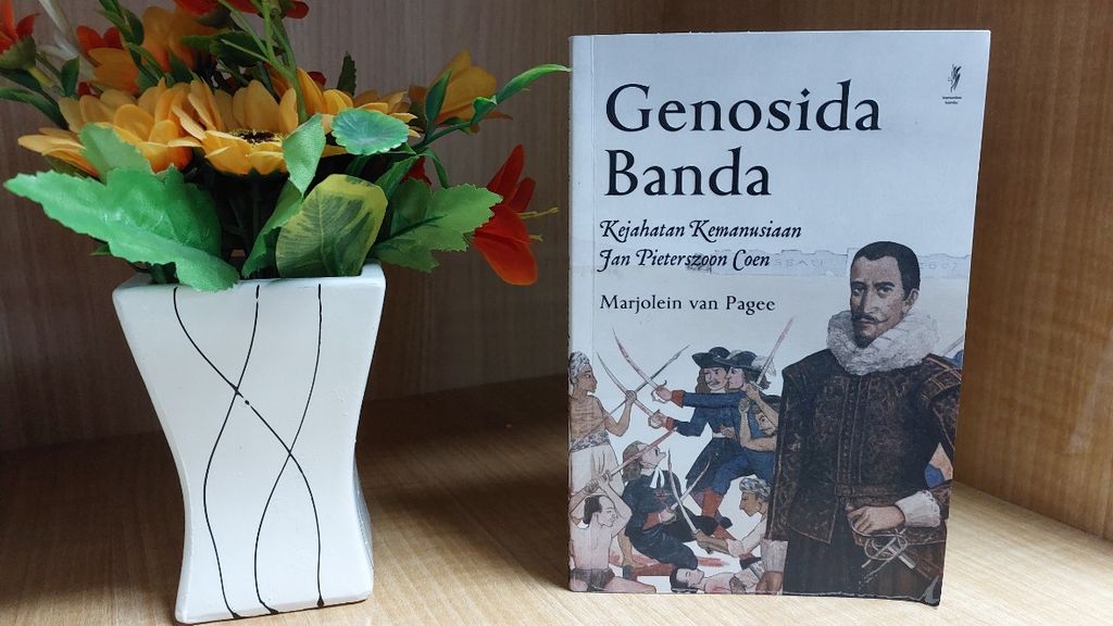 Halaman muka buku berjudul <i>Genosida Banda: Kejahatan Kemanusiaan Jan Pieterszoon Coen.</i>