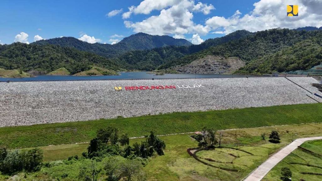 Lolak Dam in Bolaang Mongondow Regency
