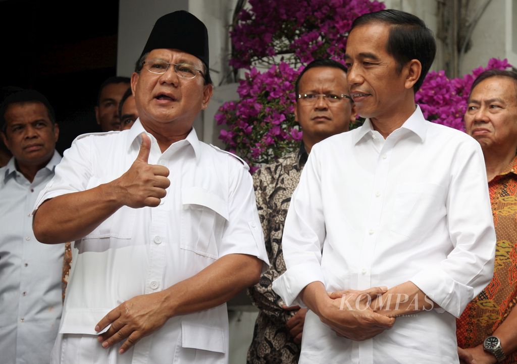 Prabowo Subianto dan Joko Widodo
