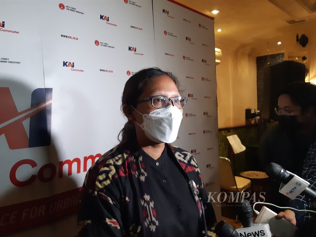 Vice President Corporate Secretary PT Kereta Commuter Indonesia (KCI) Anne Purba