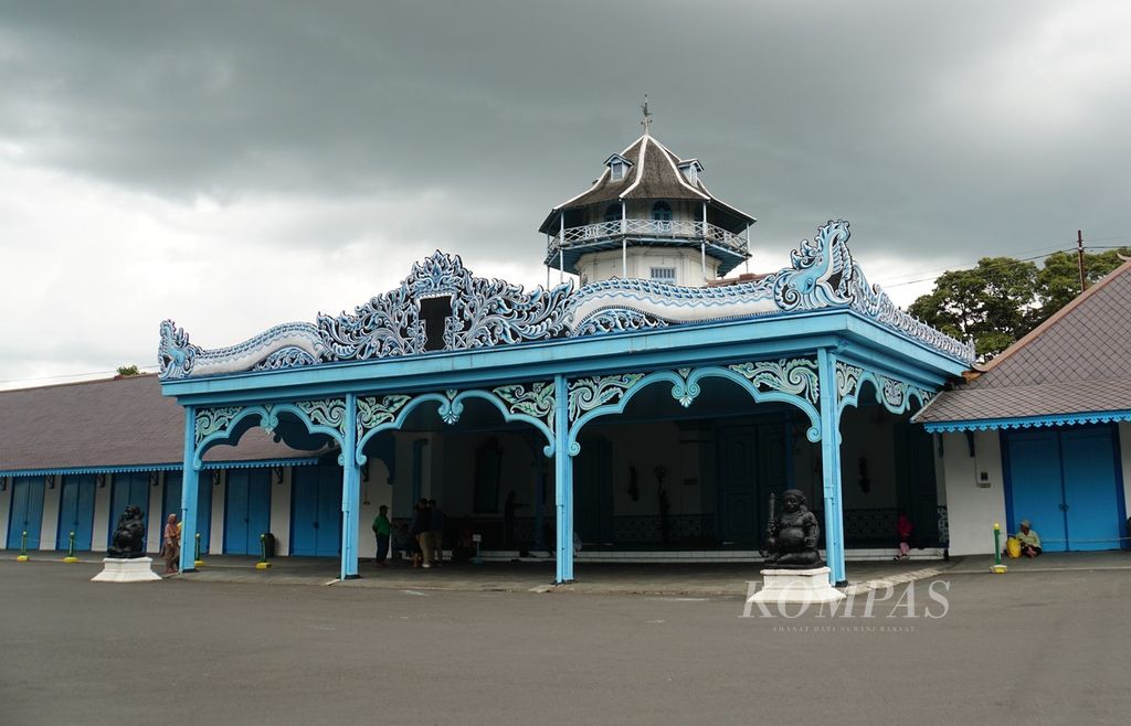 Area Kori Kamandungan Keraton Surakarta di Solo, Jawa Tengah, beberapa waktu lalu.