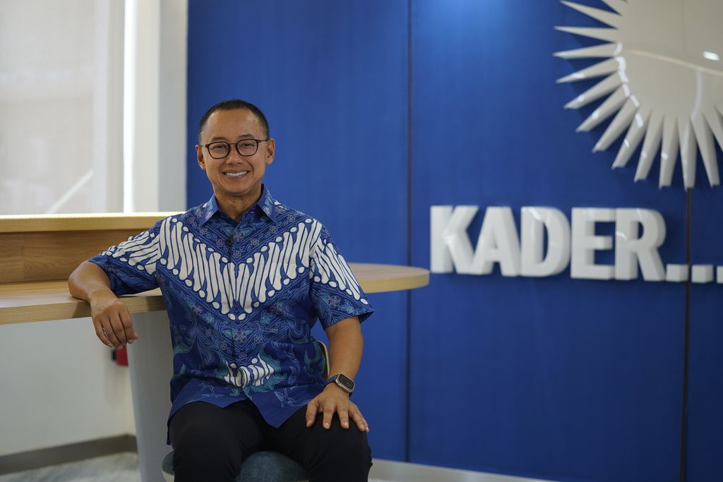 Sekretaris Jenderal Partai Amanat Nasional (PAN) Eddy Soeparno saat ditemui harian <i>Kompas</i> di kantor DPP PAN, Jakarta Selatan, Rabu (5/4/2023).