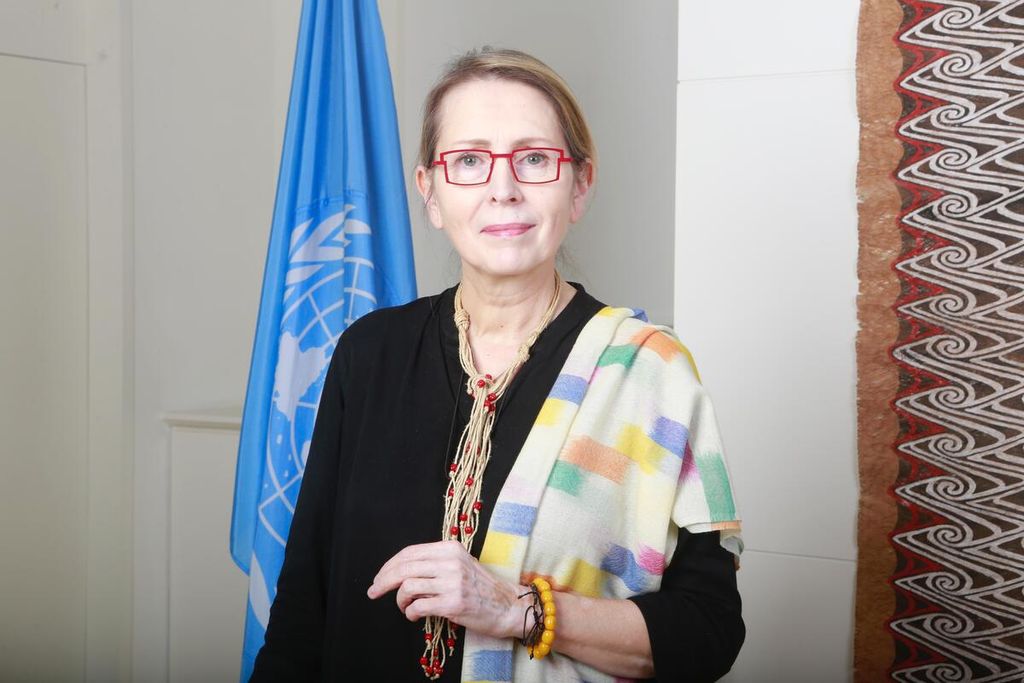Head of UN Representative in Indonesia Valerie Julliand.
