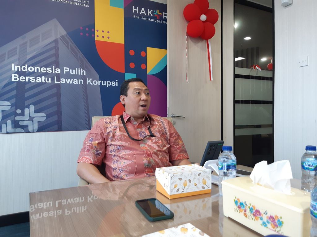 Kepala Subdirektorat Kepelautan Direktorat Jenderal Perhubungan Laut Kementerian Perhubungan Maltus Jackline Kapistrano saat ditemui di Jakarta, Jumat (18/8/2023).