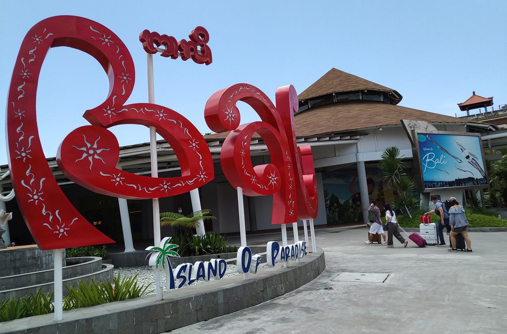 Bandara Internasional I Gusti Ngurah Rai, Bali, Sabtu (9/10/2021). 
