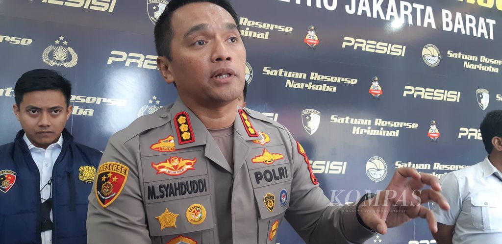 Kepala Polrestro Jakarta Barat Komisaris Besar M Syahduddi.