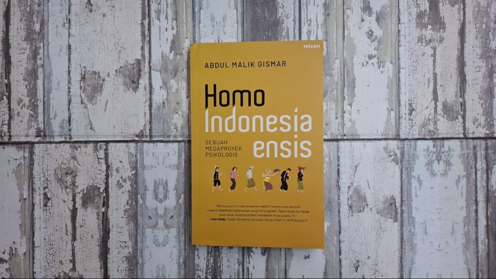 Halaman muka buku berjudul <i>Homo Indonesiaensis: Sebuah Megaproyek Psikologis.</i>