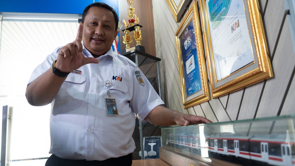 Kepala Divisi LRT Jabodebek Mochammad Purnomosidi, Jakarta (31/07/2023).
