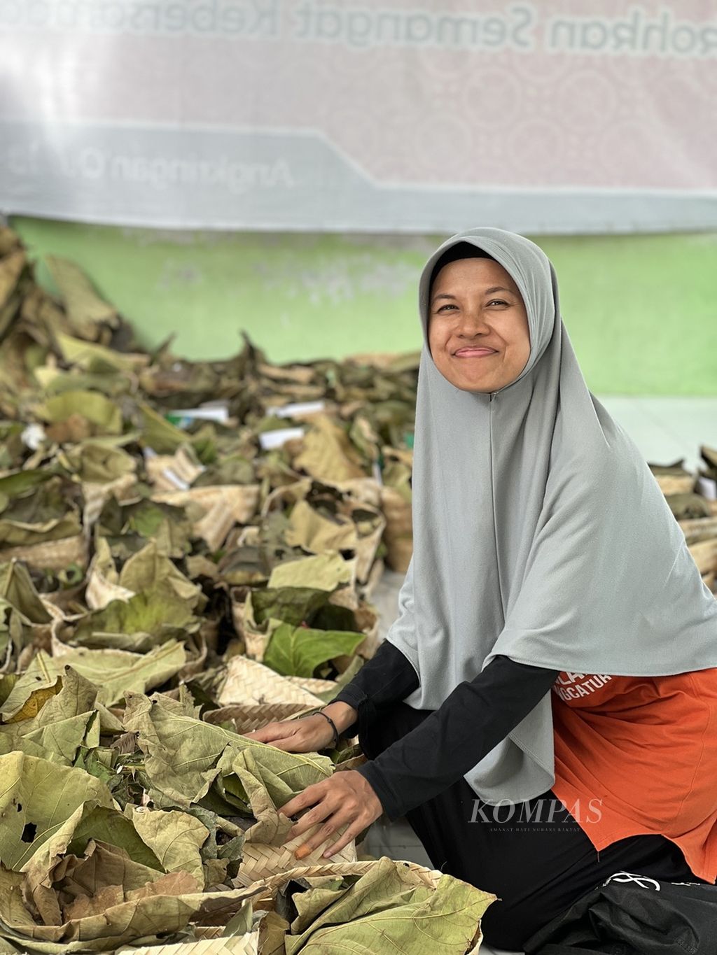 Sosok Shalina Nur Hanna yang menggagas Jogja Berbunga.