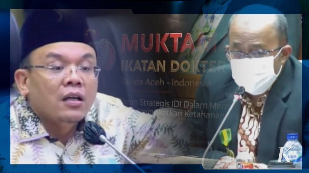 Kritik dilontarkan anggota Komisi IX DPR kepada Ikatan Dokter Indonesia dalam rapat dengar pendapat tentang tugas dan fungsi IDI, Senin (4/4/2022).
