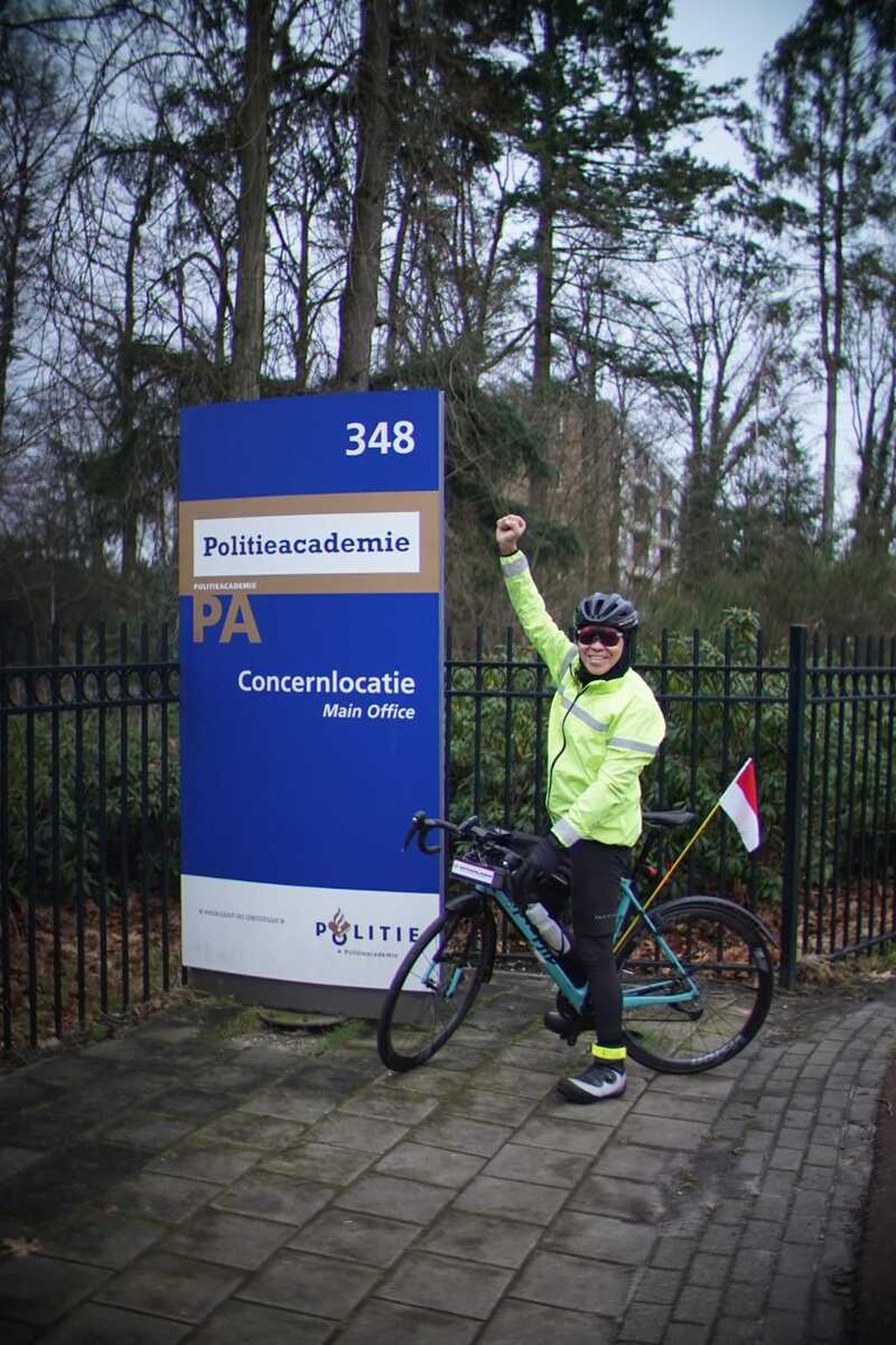 The Police Academy in the city of Apeldoorn. Decades ago, this school became a place of education for a number of Indonesian police officers to become traffic police officers.