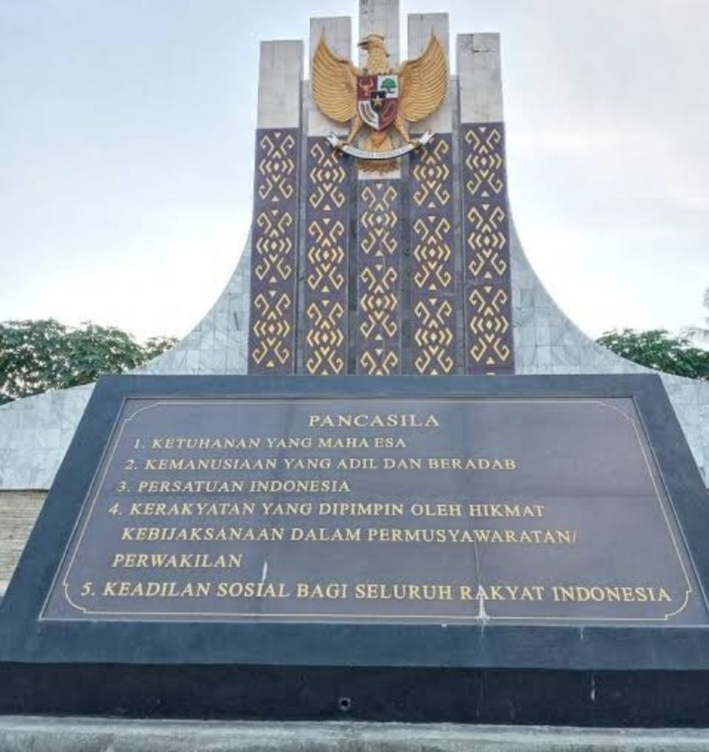Pancasila Monument in Ende, East Nusa Tenggara.