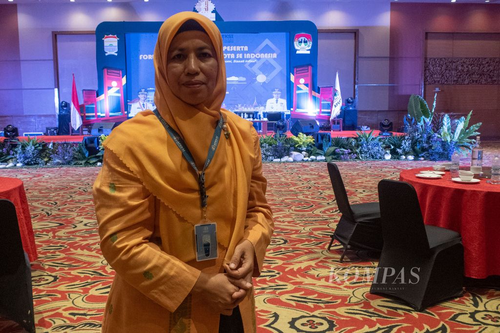 Kepala Badan Perencanaan, Penelitian, dan Pengembangan (Barenlitbang) Kota Sawahlunto Lelis Eprienti menghadiri Forum Kepala Bappeda di Kota Palembang, Sumatera Selatan, Rabu (7/6/2023).