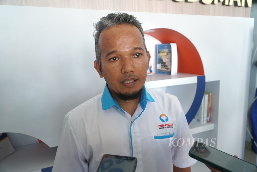 Kepala Keasistenan Pencegahan Ombudsman Perwakilan Sumatera Barat Adel Wahidi ketika dijumpai di kantornya, Kota Padang, Sumbar, Senin (15/5/2023).