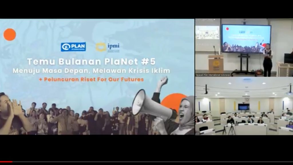  Plan Indonesia menggelar ”Temu Plan Indonesia Youth Network (PlaNet) #5: Menuju Masa Depan, Melawan Krisis Iklim” pada Jumat (26/1/2024), di Jakarta.