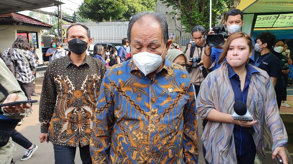 Wakil Ketua Komisi Yudisial, M Taufiq mendatangi Gedung Pengadilan Negeri Jakarta Selatan jelang sidang perdana pembacaan dakwaan kasus pembunuhan Brigadir J pada Senin (17/10/2022).