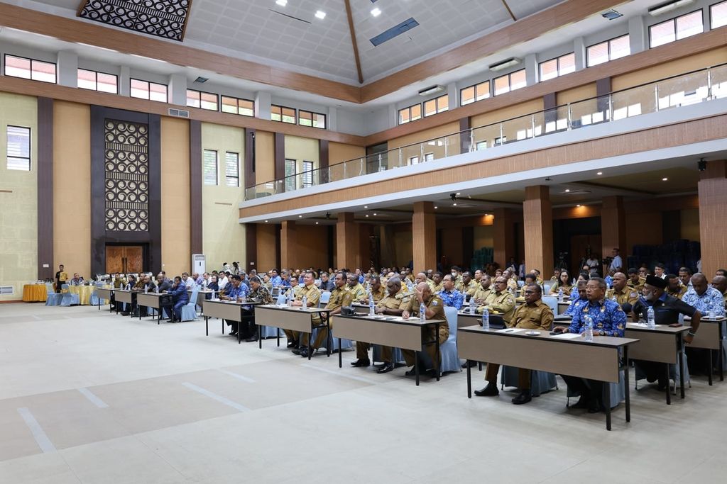 Rapat koordinasi pencegahan korupsi di Provinsi Papua Barat yang dilaksanakan KPK pada 22 Mei 2023.