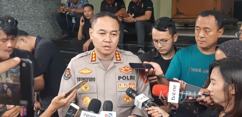 Kepala Bidang Humas Polda Metro Jaya Komisaris Besar Trunoyudo Wisnu Andiko.