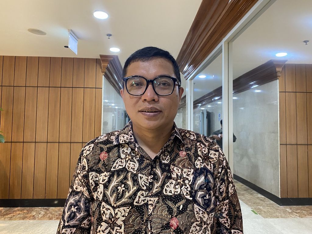 Achmad Baidowi ditemui di Kompleks Parlemen, Jakarta, Selasa (24/1/2023).