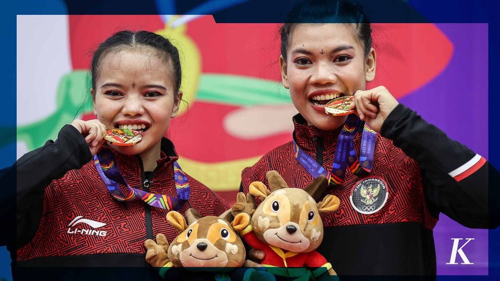Pencak silat putri Indonesia sukses raih emas di SEA Games Vietnam 2021.