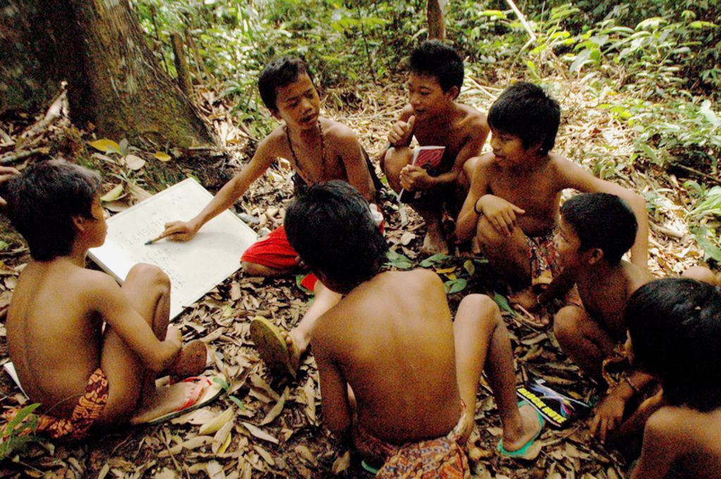 Pendidikan formal yang diterapkan sama bagi komunitas adat rimba atau suku anak dalam cenderung mengabaikan aturan adat dan ekonomi setempat. Akibatnya, banyak anak putus sekolah. Pendidikan non kelas perlu digagas bagi anak-anak yang tinggal dalam hutan seperti mereka. 