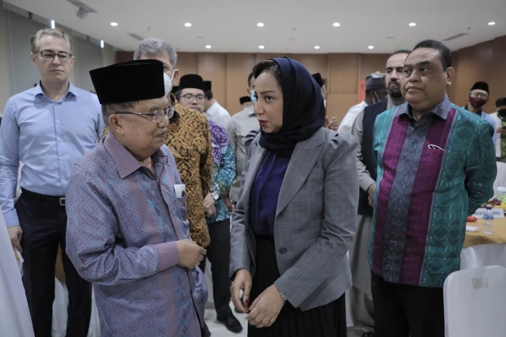 Pengurus Pusat Dewan Masjid Indonesia (PP DMI) menggelar pertemuan dengan kepala perwakilan duta besar negara-negara Muslim di Gedung DMI, Jalan Matraman, Jakarta Timur, Rabu (22/6/2022).