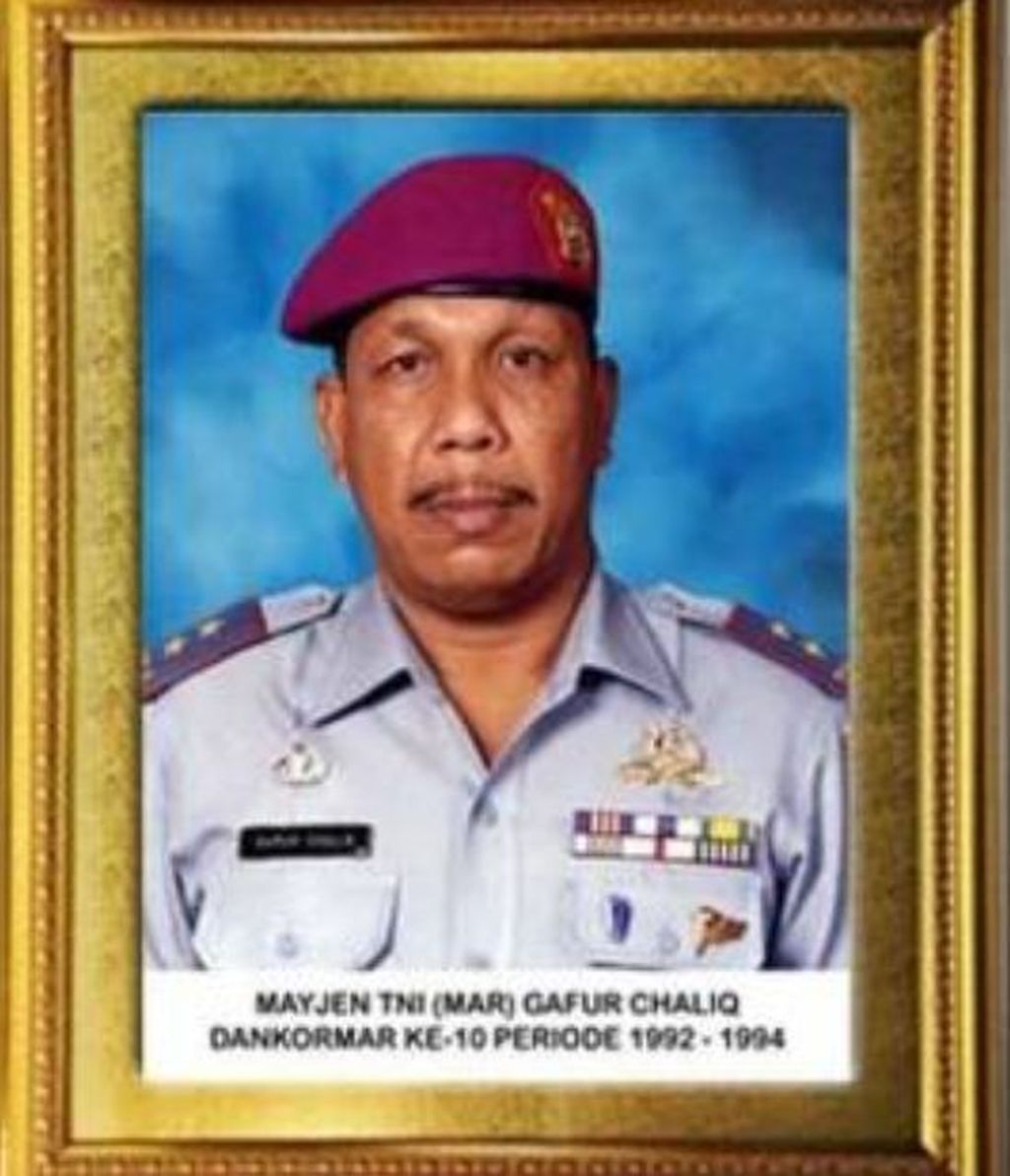 Mayjen TNI Marinir (Purn) Gafur Chaliq, Komandan Denjaka pertama, berpulang Senin (6/6/2022) karena sakit. 