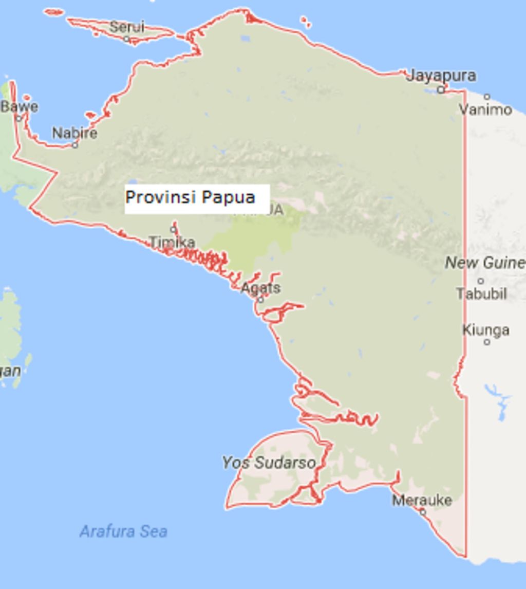  Papua Province Map.