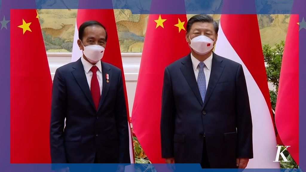 Presiden Jokowi bertemu dengan Presiden Xi Jinping.