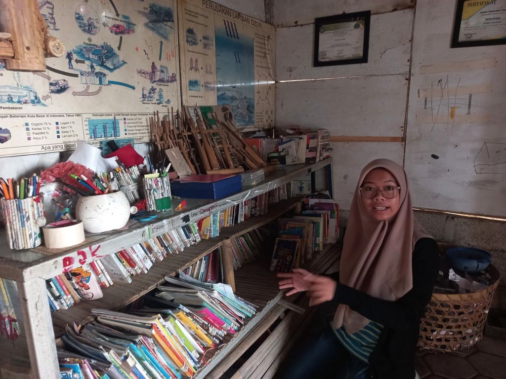 Taman Baca milik Komunitas Garduaction yang berada di kawasan Parang Kusumo, Yogyakarta.