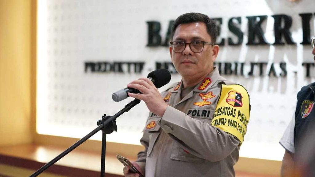 Kepala Bagian Penerangan Umum Divisi Humas Polri Komisaris Besar Erdi Adrimulan Chaniago.