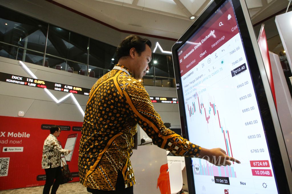 Capital Market Summit Expo (CMSE) 2023 dengan tema "Aku Investor Saham" berlangsung Bursa Efek Indonesia di Jakarta, Kamis (26/10/2023). 