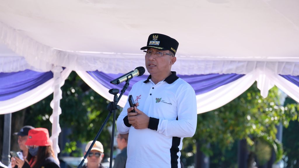 Wali Kota Ternate M Tauhid Soleman di Ternate, Selasa (14/6/2022).