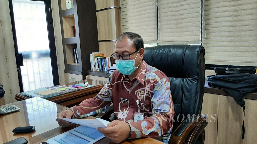 Kepala Dinas Kesehatan Provinsi Kalimantan Barat Hary Agung Tjahyadi, Jumat (8/7/2022).