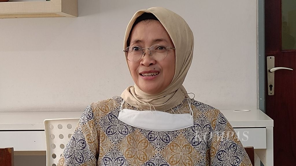 Ketua Umum Yayasan Sayap Ibu Jakarta Tjondrowati Subiyanto 