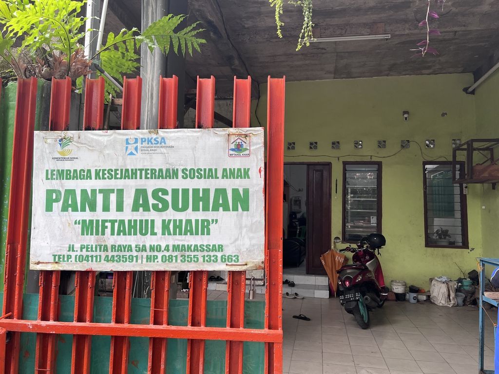 Miftahul Khair Orphanage is one of the orphanages that accommodates children from underprivileged families, on Friday (28/10/2022).