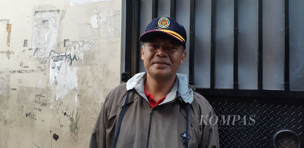 Kepala Seksi Damkar Sektor Kecamatan Tambora, Jakarta Barat, Joko Susilo.