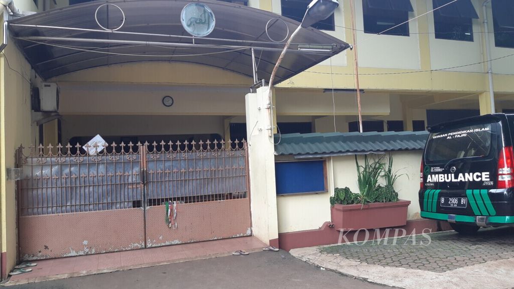Suasana Sekolah Dasar Al Fajri, Jaka Permai, Bekasi Selatan, Kota Bekasi.