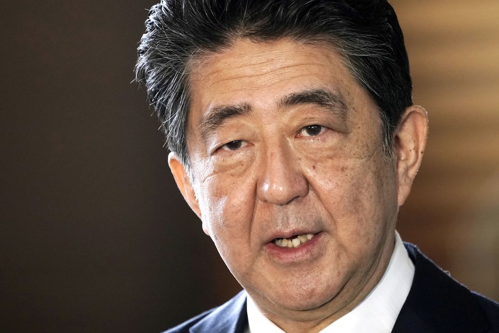 Mantan Perdana Menteri jepang Shinzo Abe yang tewas beberapa jam di rumah sakit setelah terluka akibat sebuah tembakan pada Jumat (8/7/2022) di Jepang,