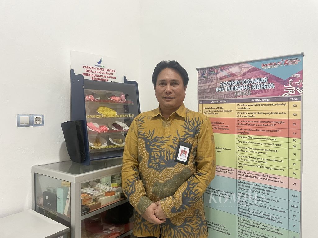 Kepala Balai Besar Pengawas Obat dan Makanan Jayapura Hermanto